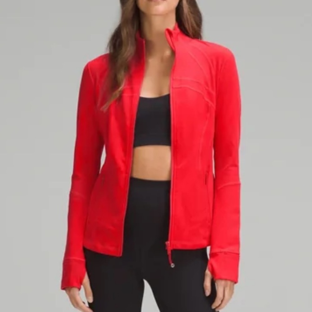 Lululemon Define Jacket Luon True Red NWT SIZE 10 ❤️ RARE - Picture 3 of 10